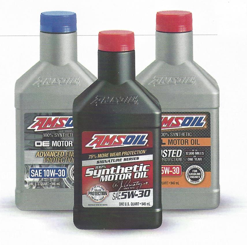 AMSOIL Signature Series, XL and OE Full Synthetic Motor Oils